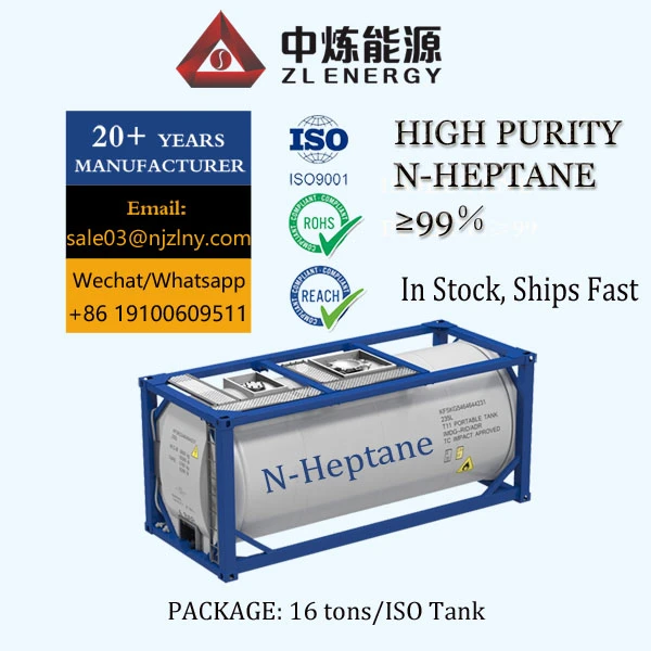 Chine N-Fabricant d'heptane Expédition en réservoir