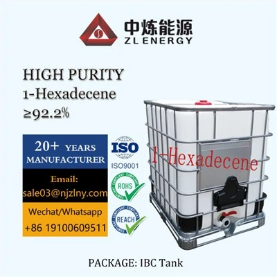Fabricant de 1-hexadécène en stock Réservoir IBC